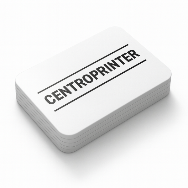 BC White Plastic Premium tarjetas de plástico blanco personalizadas Centroprinter