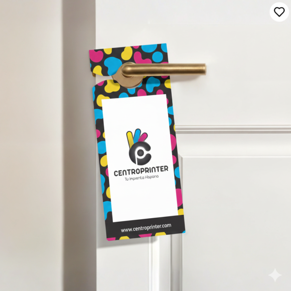 Mockup Colgador de Puerta Colgadores de Puerta / Door Hangers