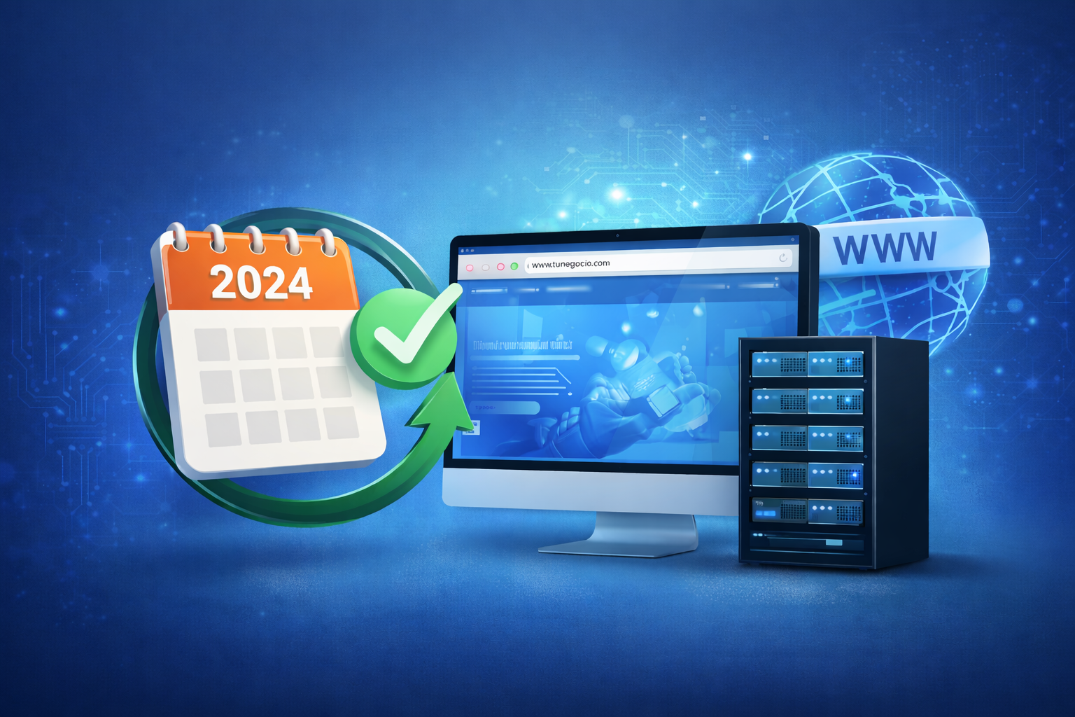 Renovación Anual de Página Web – Hosting y Dominio