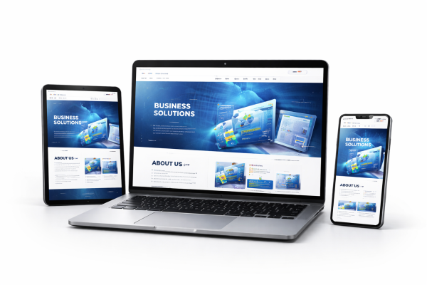 Diseño de página web profesional responsive para negocios hispanos Diseño de Página Web Profesional – Servicio Anual
